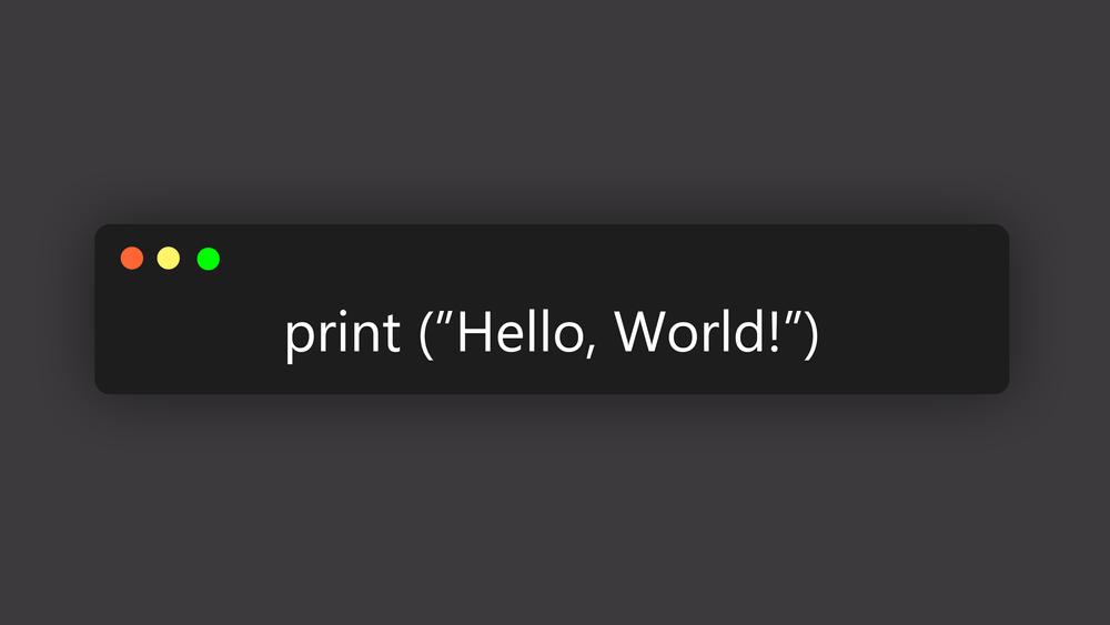 Print hello world 1